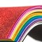10 Sheets Glitter Foam Sheets for Crafts, A4 Cardstock Paper Sparkles Self Adhesive Sticky Paper for Christmas Construction Scrapbook Gift DIY Cutters Card Party Decoration (Multicolor)